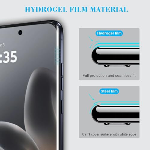 Image of SupCares TPU Anti Glare Matte Unbreakable Membrane Screen Protector for Motorola Edge 70 Fusion, Motorola Edge 70 Pro and Motorola Edge 70 Pro Plus (6.8 Inch) With Easy Self Installation Kit | Fingerprint Working | Edge to Edge Coverage