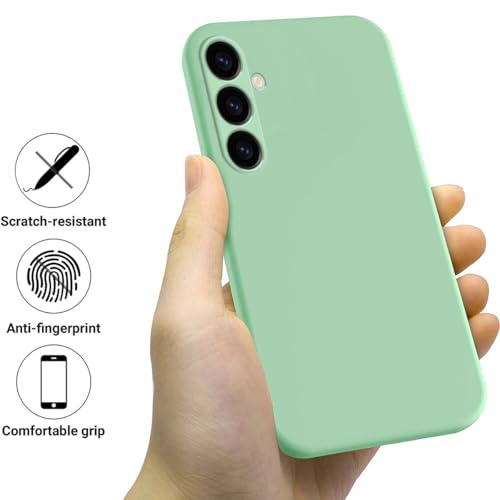 Coque Samsung Galaxy A05S housse protection arrière fine verte - 2