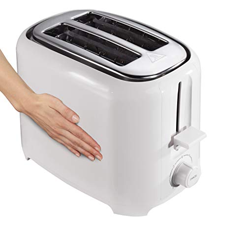 Proctor Silex 2-Slice Extra-Wide Slot Toaster With Shade Selector, Cool Wall, Toast Boost, Slide-Out Crumb Tray, Auto-Shutoff And Cancel Button, White (22216) #TOP4