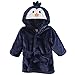 Luvable Friends Unisex Baby Plush Bathrobe, Boy Penguin, 0-9M