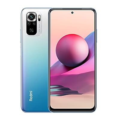 XIAOMI - Redmi Note 10S Smartphone RAM 6GB ROM 64GB 6.43 AMOLED DotDisplay 64MP Cámara Carga rápida de 33 W MediaTek Helio G95 3.5mm Headphone Jack 5000mAh typ Batería Azul [Versión en Español]