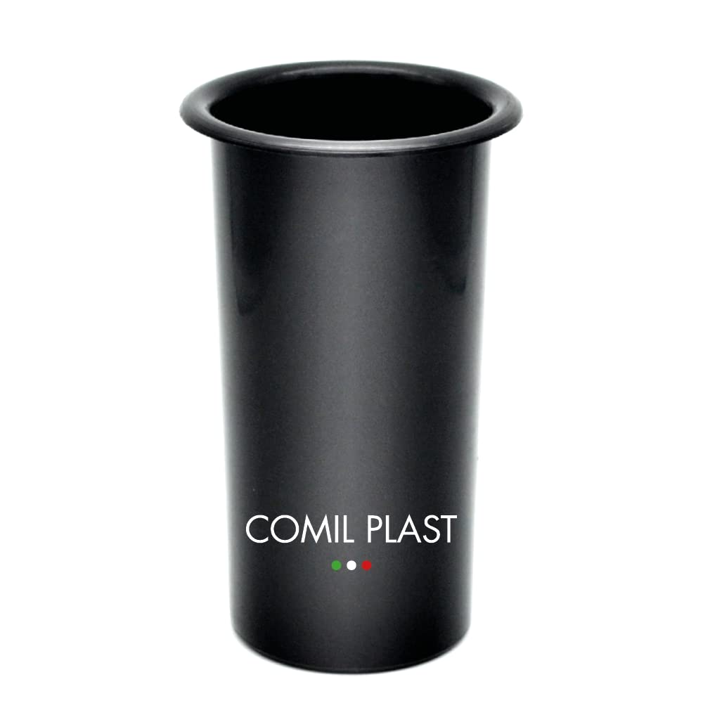 Comil Plast | Porta Flores Interior de plástico para Florero Cementerio Color Negro | Diámetro 7 cm, Altura 14 cm.