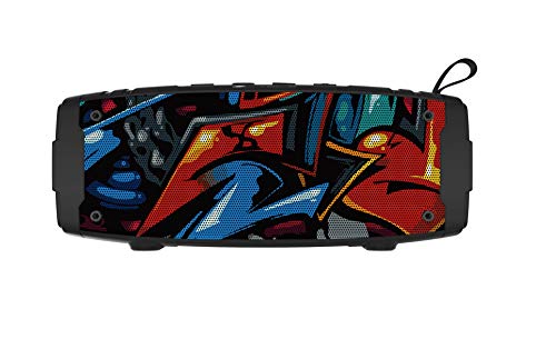 Image of ENHANCE Stone NR-3020 6W Wireless Portable Outdoor Bluetooth Speaker with USB /Micro SD Card /FM /AUX Input (American Graffiti)