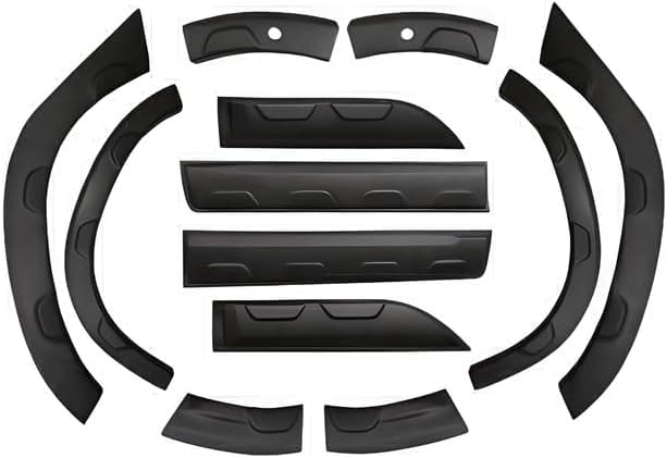 Boa Line - Kit de carrocería ABS para guardabarros y puerta (12 piezas) (Off Road), compatible con Dacia Duster 2010-2017