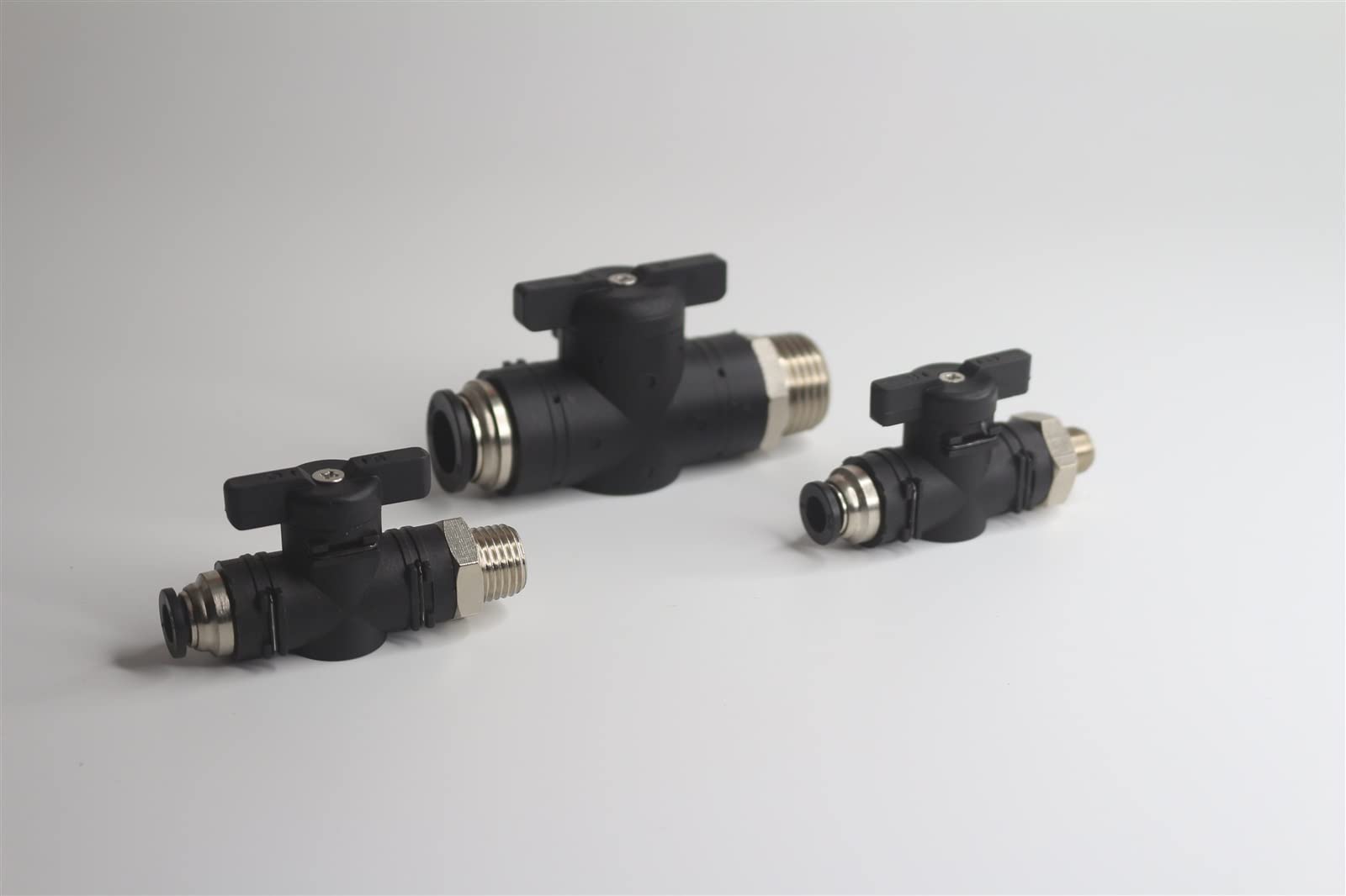 Ręczny zawór odcinający Złączki pneumatyczne Szybkozłączka do węży 4 6 8 10 mm M5 1/8 1/4 1 sztuka(10-02 10 mm rura)
