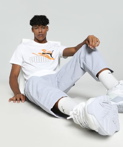 Image of Puma Men's Printed Regular Fit T-Shirt