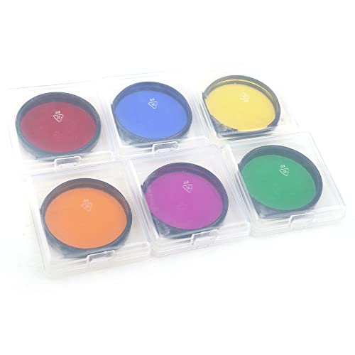 Starboosa SB2CH 6 Pcs 2 Inches Telescope Eyepiece Filter Kit - Moon Filter & Five Color Filters - Enhancing Lunar Planetary Vision & Reducing Light Pollution thumb #4