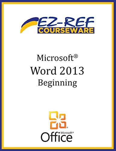 Microsoft Word 2013: Beginning (B/W)