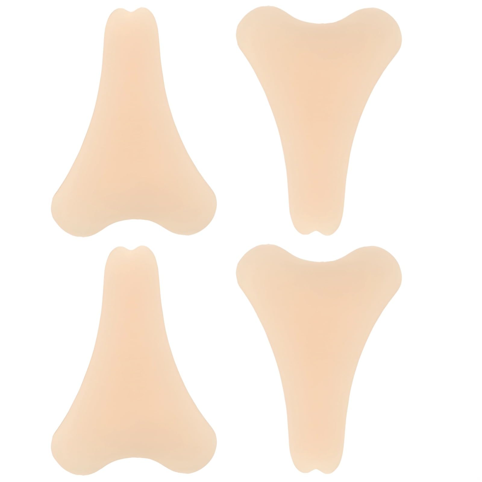 Bosreroy 4 Silicone Camel Toe Concealers, Reusable and Comfortable, Invisible Underwear Protector