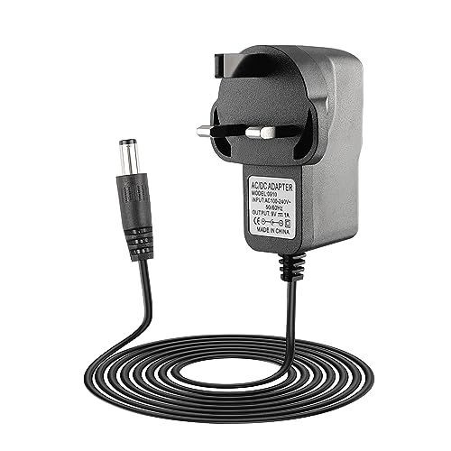 Xahpower 9V Guitar Pedal Power Supply Wall Charger Adapter for BOSS ME-80 SD-1 GT-1 DS-1 CS-3 MT-2 BD-2 PSA-120S RC-5 RC-1 OD-3 BR-80 CE-2W CE-5 SD-1W BD-2W OS-2 MD-2