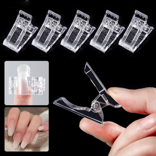 Zerodeko 12 piezas clips para manicura miniatura 7