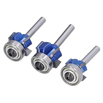 Wedinard Edge Router Bits Set, Trimming Corner Round Bit Round Over R1 ...