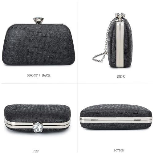 Image of BBTT.ful New Clutch Purses for Women Elegant Evening Bag for Party, Wedding, and Formal Events