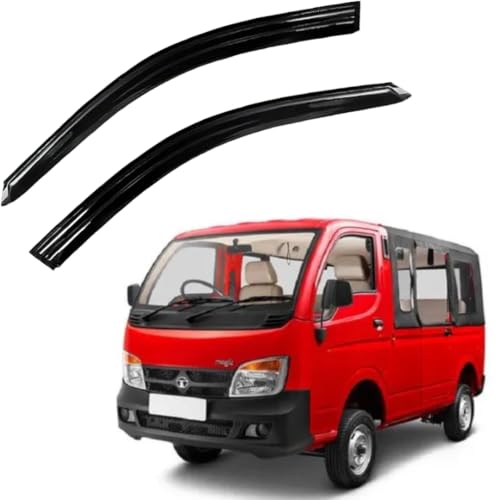 Image of Premium Non-Breakable Car Window Door Visor /Rain Guard /Wind Deflector Compatible for (TATA Magic 2pcs)
