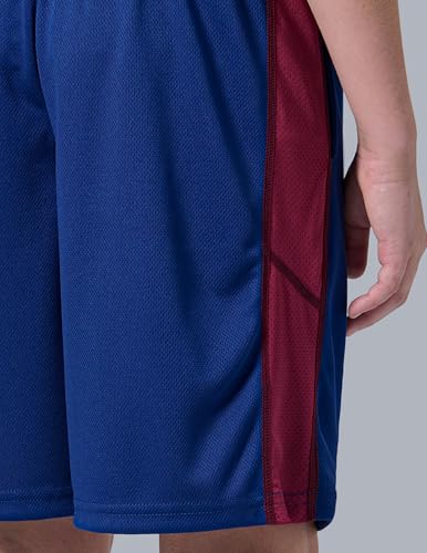 Image of Liberty Imports 5 Pack Big Boys Youth Athletic Mesh Basketball Shorts with Pockets Quick Dry Activewear