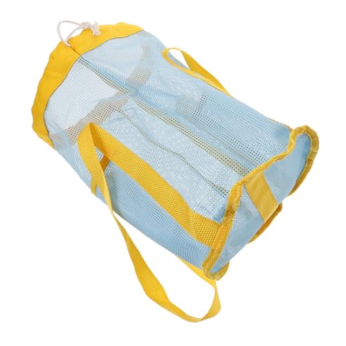 Ipetboom Endless Fun Boys and Girls Beach Bag Mesh Drawstring Pool Bag Beach Toys Toy Organizer