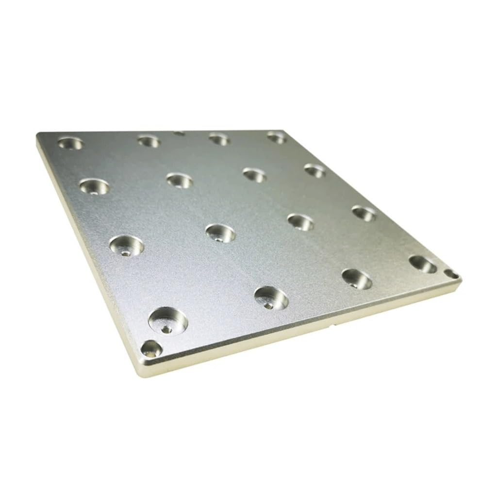Placa de Aluminio Anodizado for Impresoras - Soporte de Cama Calefactora de 150×150×8mm - 1ud