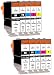 Produktbild Supply Guy 10 Druckerpatronen kompatibel mit Canon PGI-5 CLI-8 Multipack für Pixma IP4200 IP4200 Series IP4200X IP4300 IP4500 IP4500 Series IP4500X IP5200 IP5200R IP5200 Series IP5300 MP500 MP530