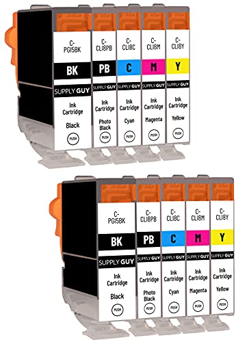Lot De 4 Cartouches D'encre Compatibles Canon PGI-5 Pour Imprimantes Pixma Série IP4200 - Neuf