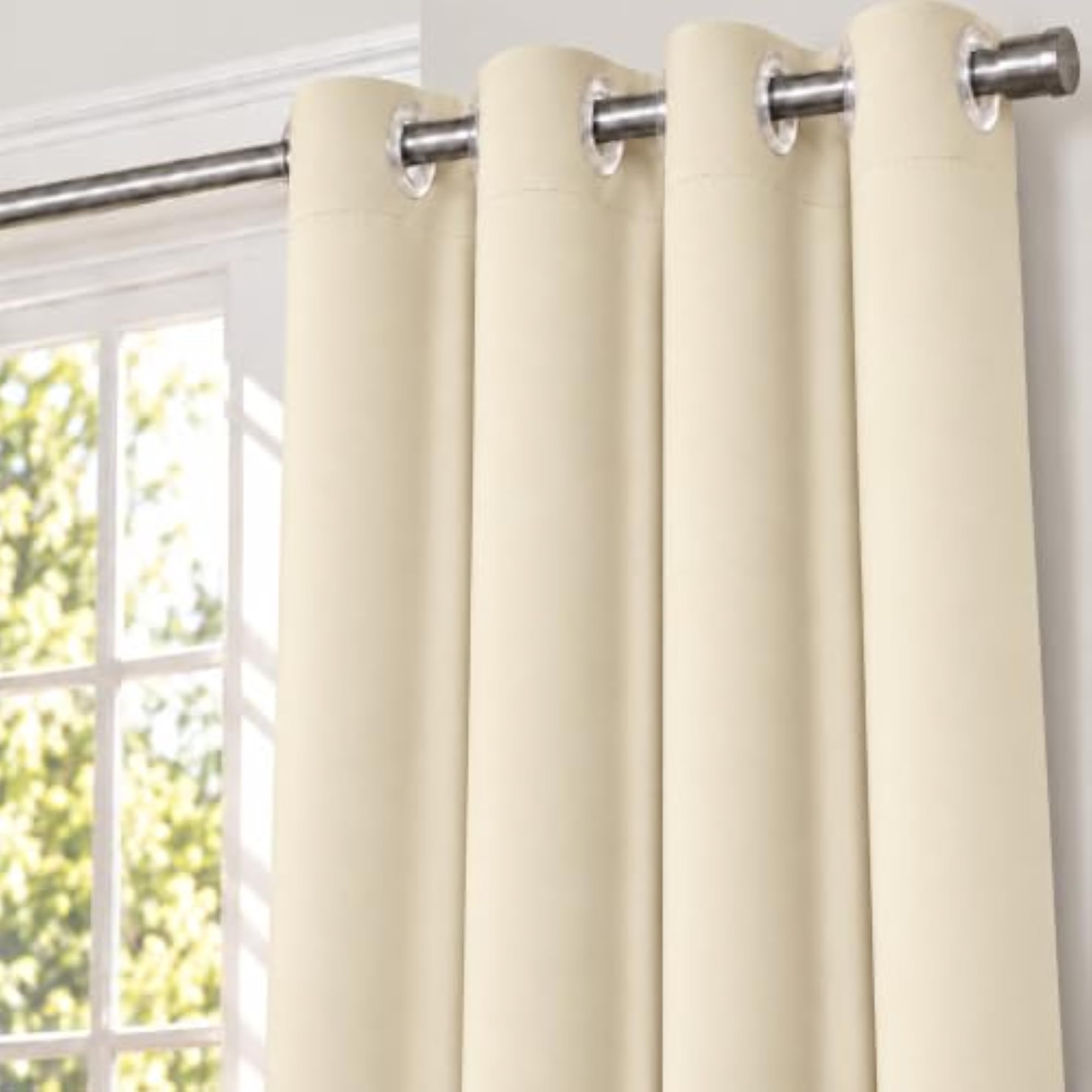 Plain Design Blackout Long Door Curtains, Elegant Home Decor