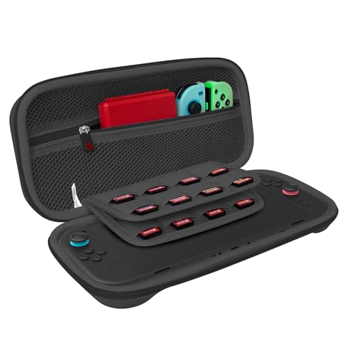 Hermitshell Hard Travel Case for Nintendo Switch 2 Controller (Only case) (Black, Case for Controller + Charger)