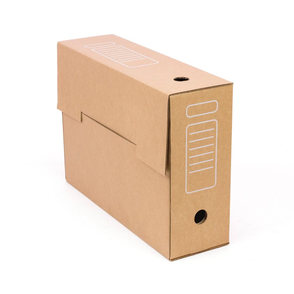 Pack 25 unidades - ARCHIVADOR DEFINITIVO BLANCO CON TAPA