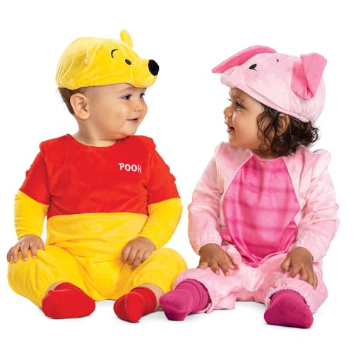 Disguise Winnie the Pooh Fancy Dress for Infants & Toddlers, Officially Licensed, Includes Adorable Pooh Hat with Ears - Image 3