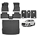 Naibeve Floor Mats for Audi Q5 / SQ5 2018-2024 - All Weather for Audi Q5 Floor Mats Trunk Mat Cargo Mat Backrest Mats Protector Accessories