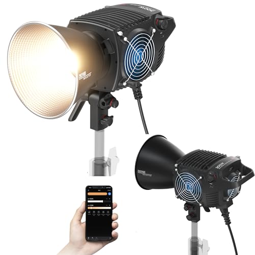 Image of ZHIYUN Molus B300 300WCOB LED Video Light 2700K-6500K, APP Control, Built in 13 Scene Effects Bowens Mount Silent Continuous Output Lighting
