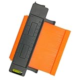 Medidor de Contornos, Dfito Medidor de Contornos con Bloqueo, 120mm/60mm Herramientas de Medición para Hogar, Precisa Medición para Esquinas Irregulares (5inch)