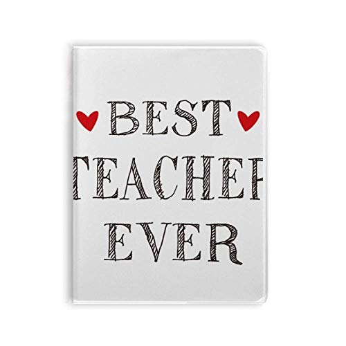 Carnet Best Teacher Ever à couverture souple pour organiser la rentrée des classes avec style