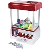 CP Toys Etna Electronic Mini Claw Machine for Kids, Mini Candy Prize Dispenser Arcade Game with Sound, 30 Tokens, 10" x 7.90" x 13.5"