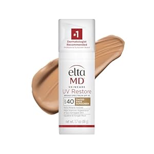 EltaMD UV Restore,Face Sunscreen, SPF 40, Mineral Sunscreen for Sun Damaged Skin Repair, Anti-Aging Zinc Oxide Sunscreen Formula