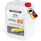 Home Profis HPSO-100 natürliches Premium Steinöl (1 Liter) Naturstein Pflegeöl zur Reinigung, Pflege, Lasur und Imprägnierung von Schieferstein, Pflasteinstein und Ziegelstein