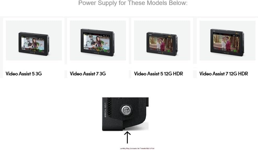 Amazon.com: AC Adapter Compatible with Blackmagic Design Video