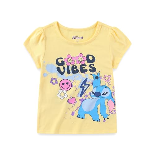 Image of Disney Lilo & Stitch Girls Short Sleeve T-Shirt and Legging Pants Set for Big Kids