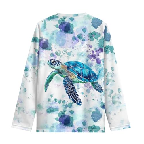 Image of WELLFLYHOM Long Sleeve T-Shirt for Boys Girls 3-16 Years Old Tee Tops Crewneck Pullover Shirts Fall Outfits