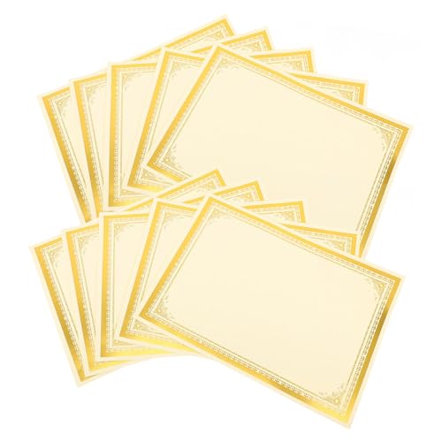 Certificat Vierge Doré SHINEOFI pour Célébrations Scolaires et Remises de Diplômes