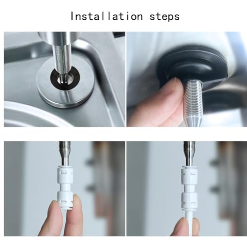 Tuyau de connexion 1/4 pour robinet de cuisine MOCHAMIK sans fuite - 3