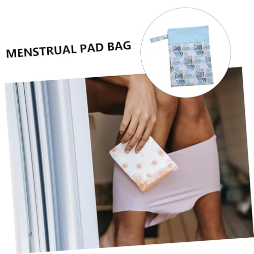Bolsa portátil para almacenar toallas sanitarias miniatura 6