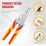 Zoom IMG-2 pinza spelafili 12 in 1 Zoom IMG-2 pinza spelafili 12 in 1