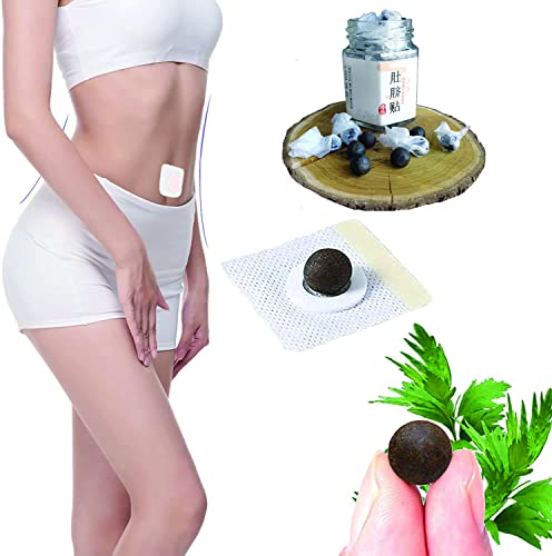 40pcs Mugwort Belly Button Tummy Pellet Patch Natural Wormwood Essence Pills Moxa Herbal Moxibustion Sticker