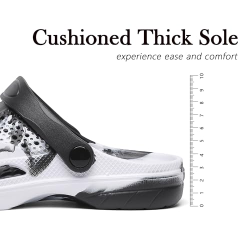Image of SOSOWHLTE Men's Women's Arch Support Clogs,Unisex Garden Shoes Comfortable Slip-on Outdoor Sandals Slippers for Beach Casual