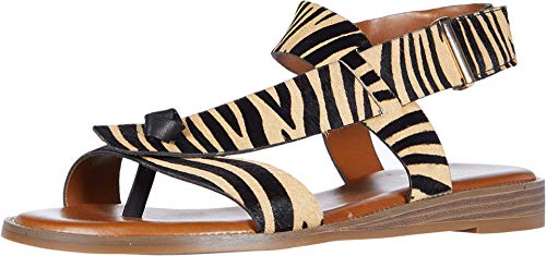 Image of Franco Sarto Womens Glenni Ankle Strap Flat Sandals