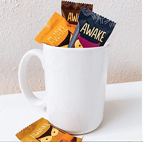 AWAKE Caffeinated Chocolate Energy Bites, Variety Pack, 30Count