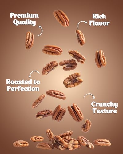 Image of True Elements Roasted Pecan Nuts 120g - Crunchy Nuts | Healthy Snack | Rich in Protein and Fibre | Premium Dry Fruits | Roasted Nuts