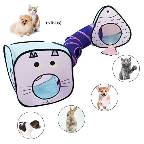 Túneis para gatos em ambientes internos, túneis de brincar e passagens de esconderijo, esconderijo t