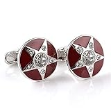 Multa o manera: Manera LUOSI Fibra La Señorita De Los Hombres De Camisa De La Manera Francesa Regalos De La Joyería Francesa Mangas De Las Mancuernas Nails Ropa Accesorios Gemelos (Metal Color : 1)