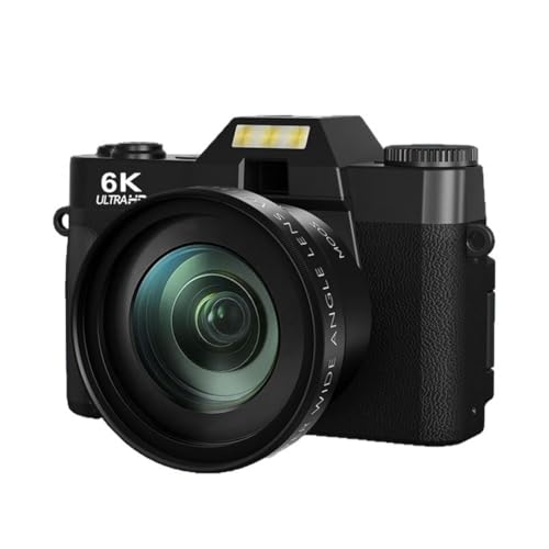 Caméscope Vintage 6K pour Vlog de Voyage et Vidéos Fluides en Famille