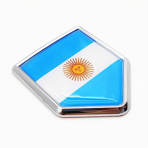 Banderas para parachoques de coche Overdecor con diseño de la bandera de Argentina, 2 unidades